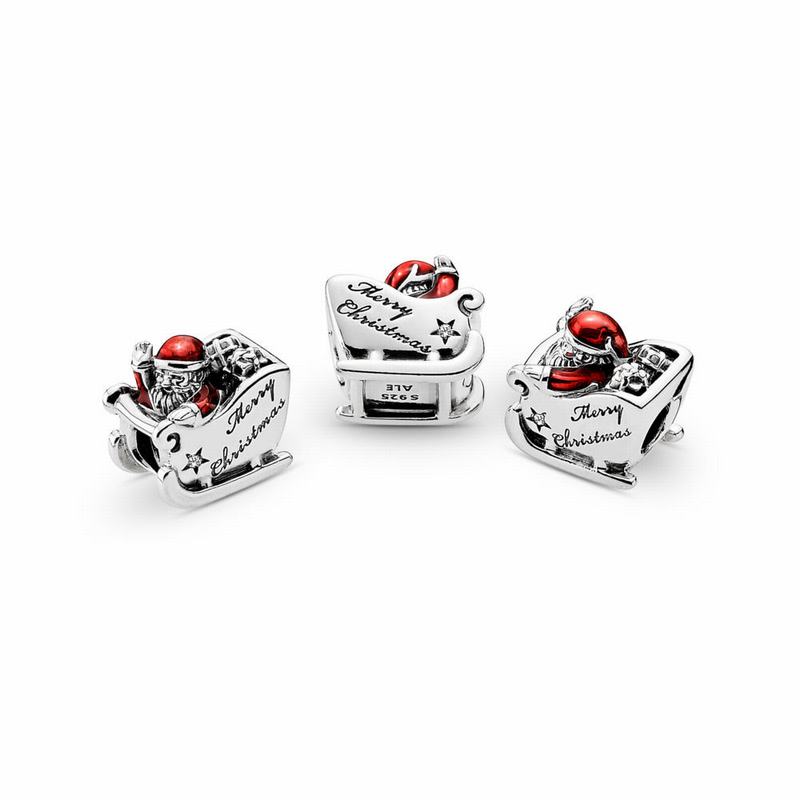 Pandora Australia Sleighing Santa Charm - Sterling Silver | PFSTAI867